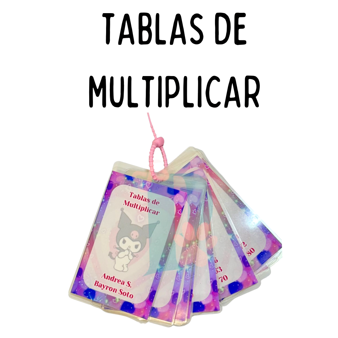Tablas de Multiplicar