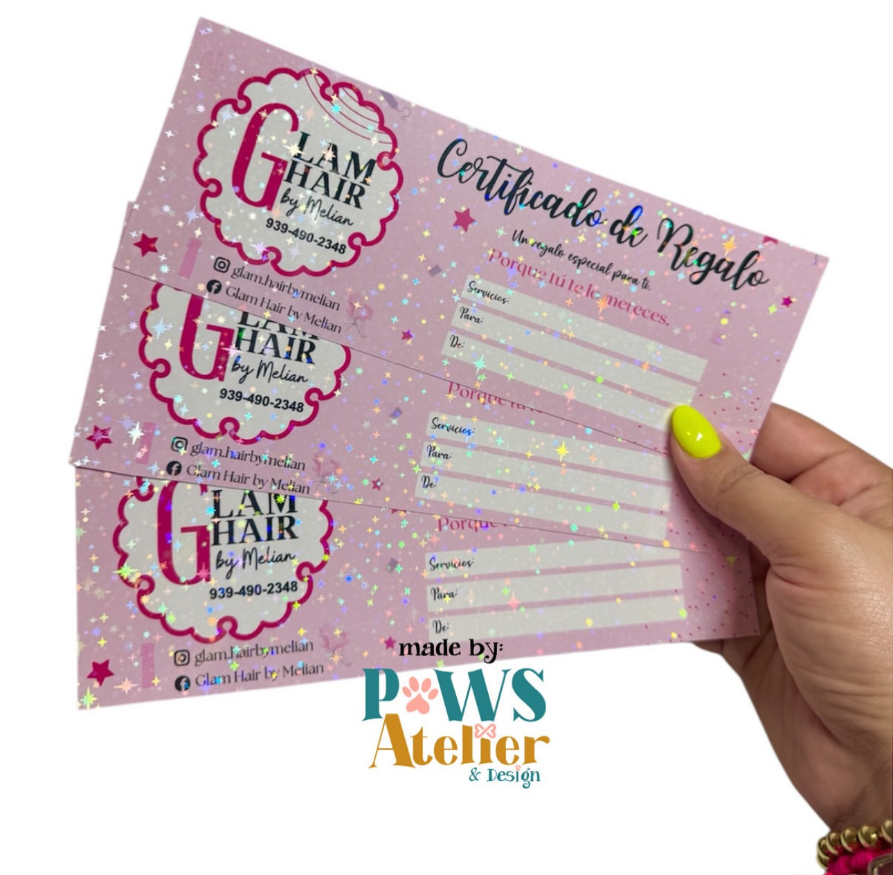 Certificados de Regalo (Impresos)