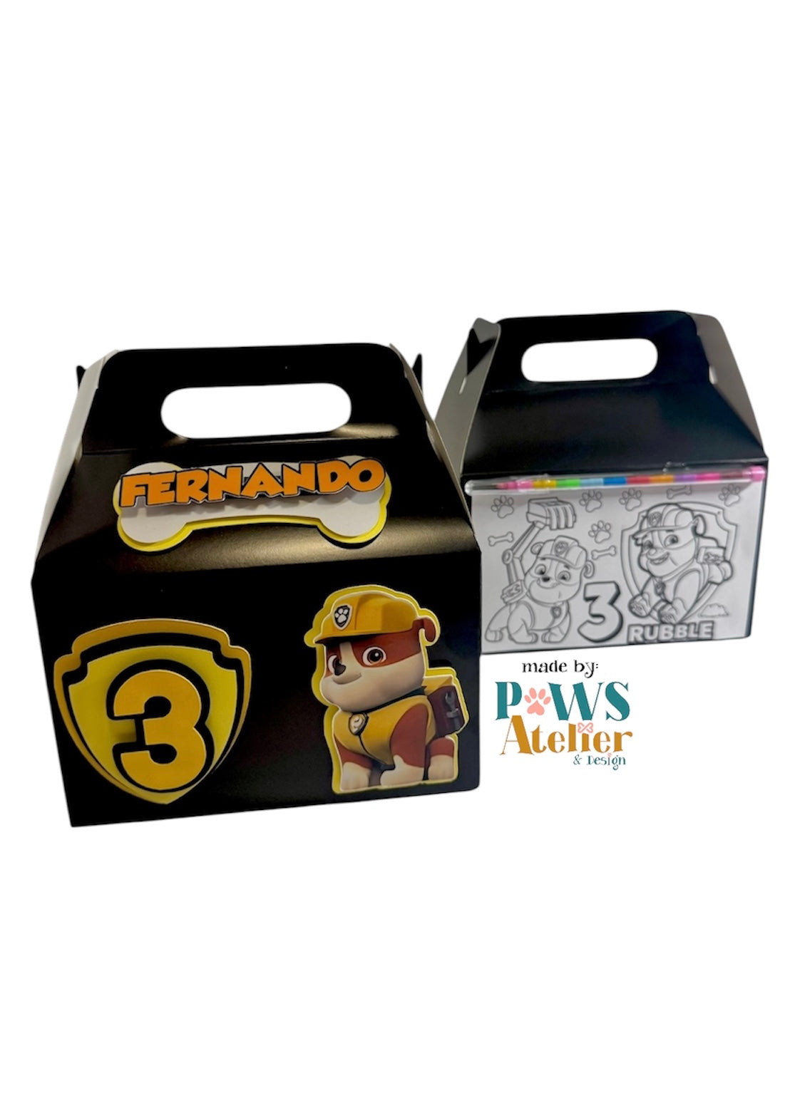 3D GABLE BOX + ACTIVITY (COLORING)